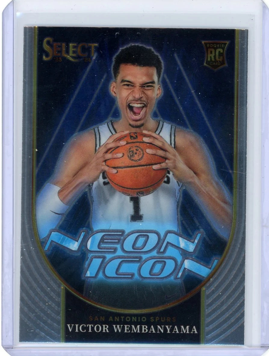 Victor Wembanyama 2023-24 Panini Select Neon Icons RC