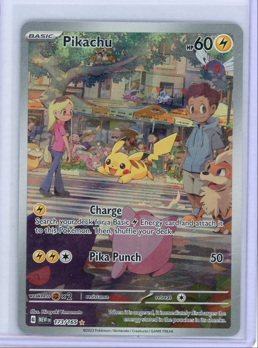 Pikachu Pokémon 151 Illustration Rare #173/165