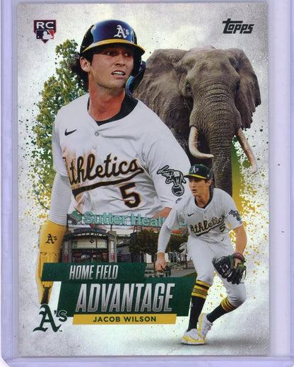 Jacob Wilson 2025 Topps Home Field Advantage rookie card SSP
