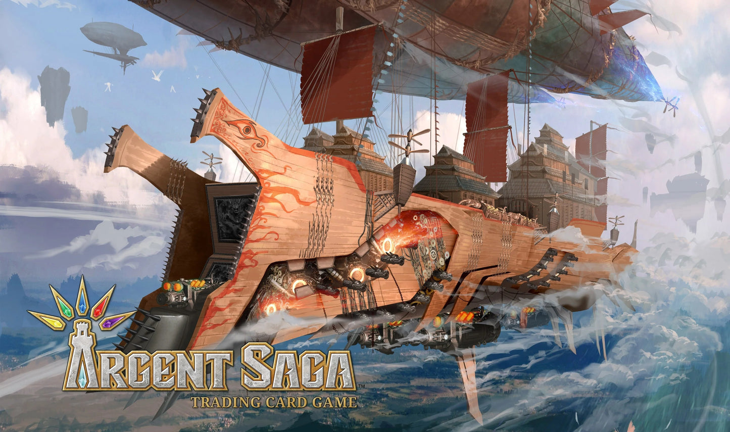 Argent Saga TCG Rubber Playmat - Skytree Warship