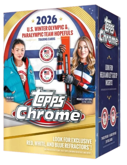 2026 Topps Chrome US Winter Olympic & Paralympic Team Hopefuls Blaster Box
