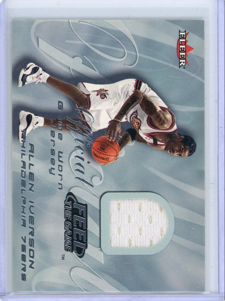 Allen Iverson 2000 Fleer Feel the Game Jersey Relic
