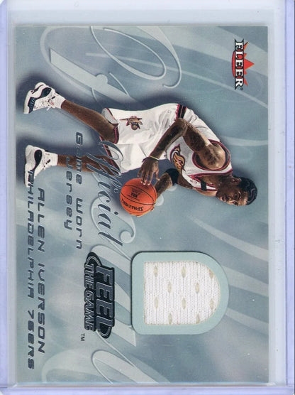 Allen Iverson 2000 Fleer Feel the Game Jersey Relic