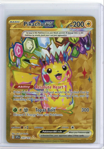 Pikachu ex Pokémon Surging Sparks #247/191