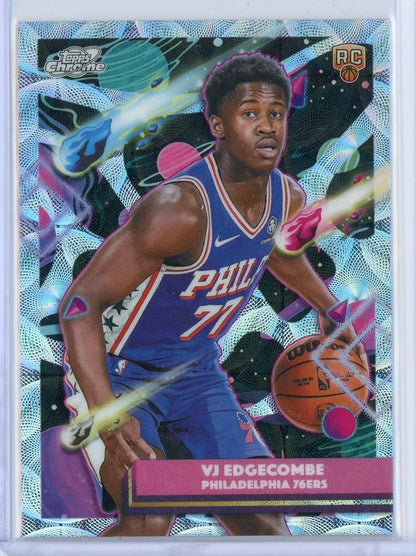 VJ Edgecombe 2025 Topps Cosmic Chrome Nucleus
