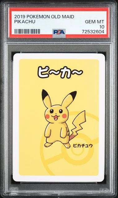 Pikachu Pokémon Old Maid PSA 10