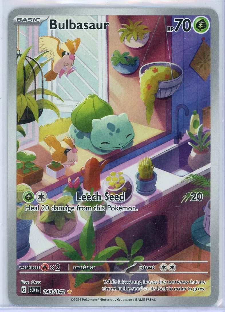 Bulbasaur 2024 Pokémon Stellar Crown #143/142