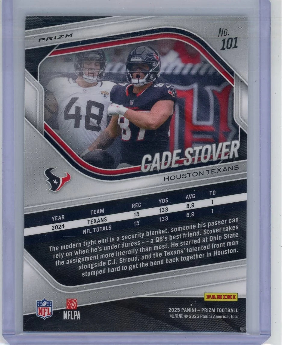Cade Stover 2025 Panini Prizm Tiger Choice #101