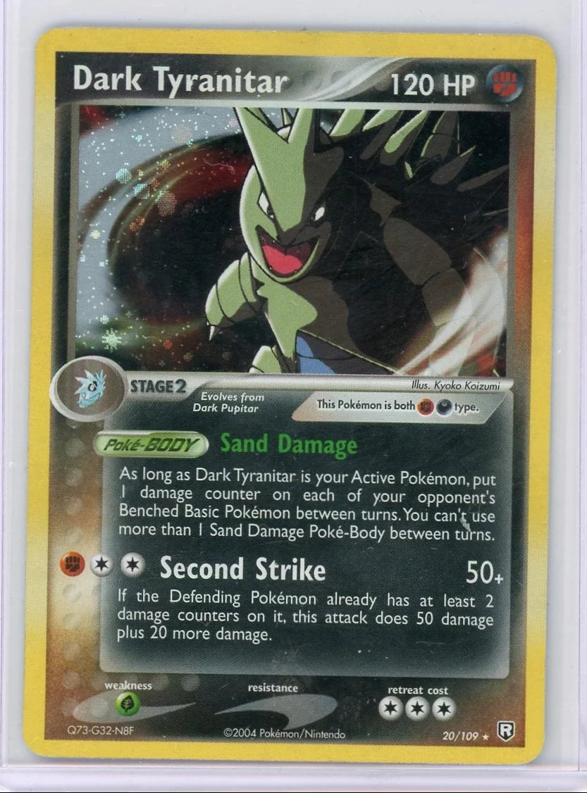 Dark Tyranitar Pokémon EX Team Rocket Returns Holo #20/109 (LP)