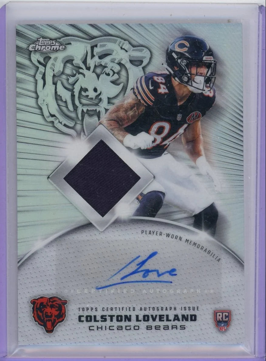 Colston Loveland 2025 Topps Chrome RPA