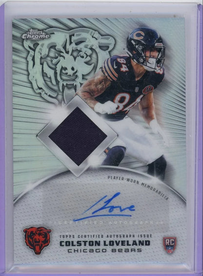 Colston Loveland 2025 Topps Chrome RPA