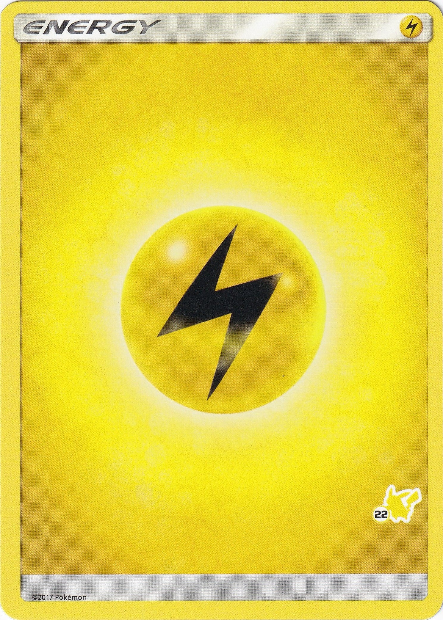 Lightning Energy (#22 Pikachu Stamped) (Battle Academy) (BTA)