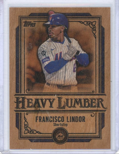 Francisco Lindor 2025 Topps Heavy Lumber SP