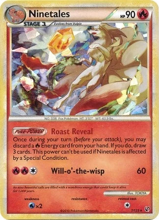 Ninetales - 7/123 (Cracked Ice) (007/123) (Blister Exclusives) (BLE)