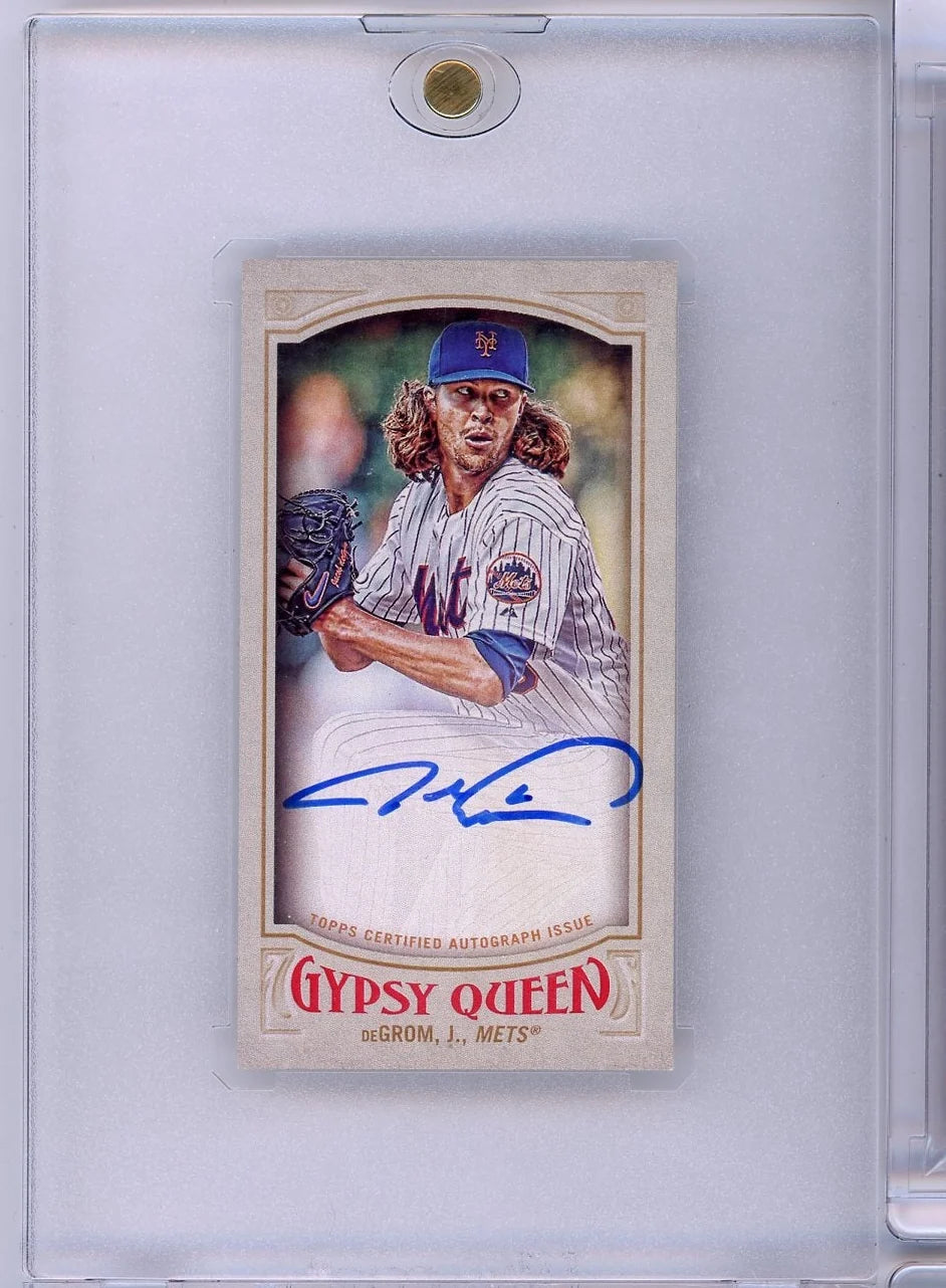 Jacob DeGrom 2016 Topps Gypsy Queen Mini Autograph #'d 16/25