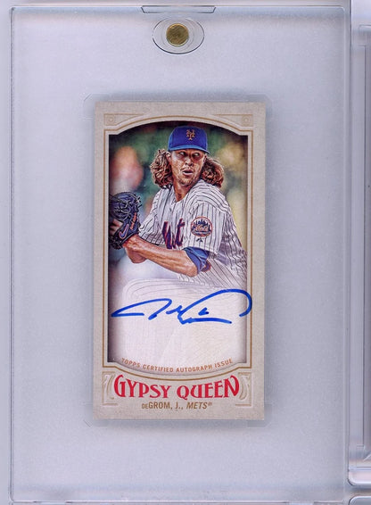 Jacob DeGrom 2016 Topps Gypsy Queen Mini Autograph #'d 16/25
