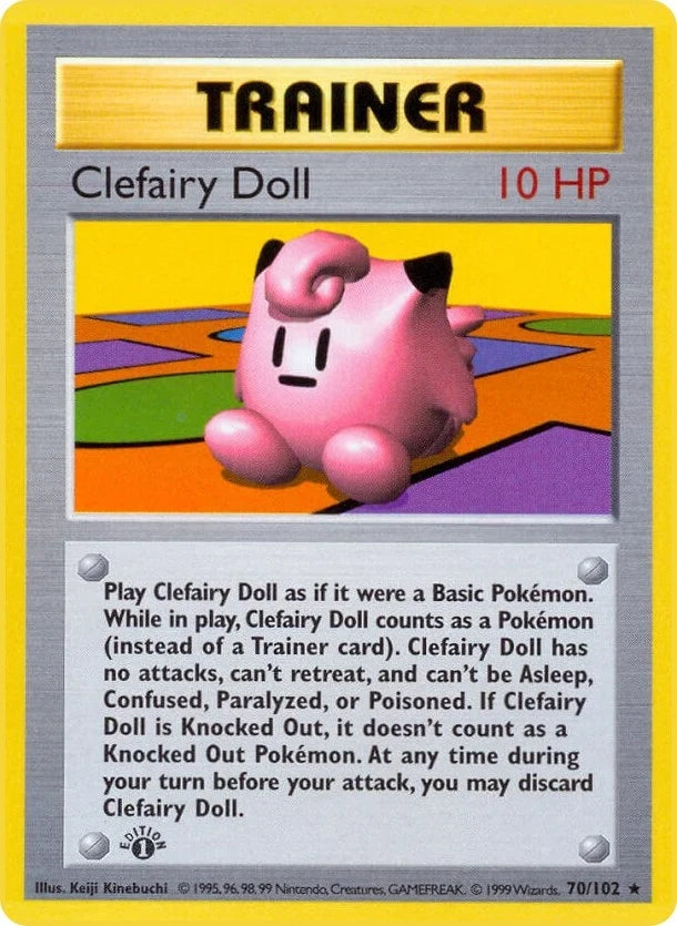 Clefairy Doll (070/102) (Base Set (Shadowless)) (BSS)