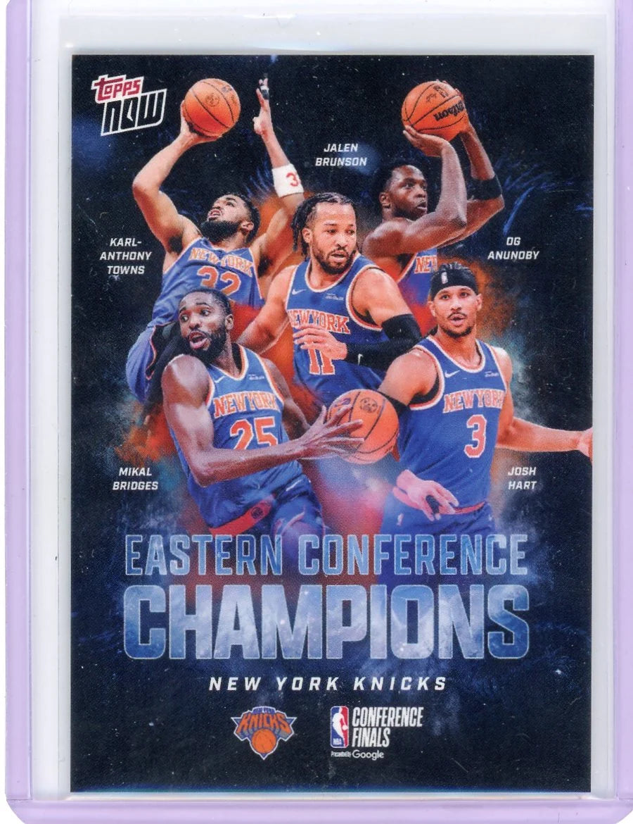 New York Knicks 2026 Topps Now Eastern Conference Champions #ECNY