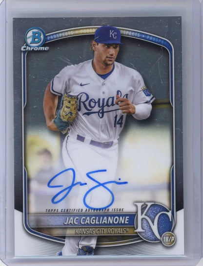 Jac Caglianone 2025 Bowman Chrome autograph