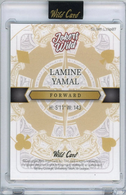 Lamine Yamal 2025 Wild Card Jokers Wild 1/1