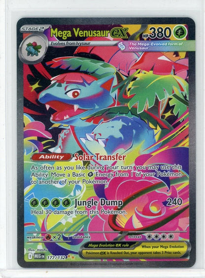 Mega Venusaur ex 2025 Pokemon Mega Evolutions Special Illustration rare #177/132