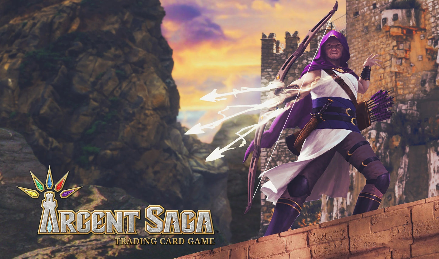 Argent Saga TCG Rubber Playmat - Corum Archer