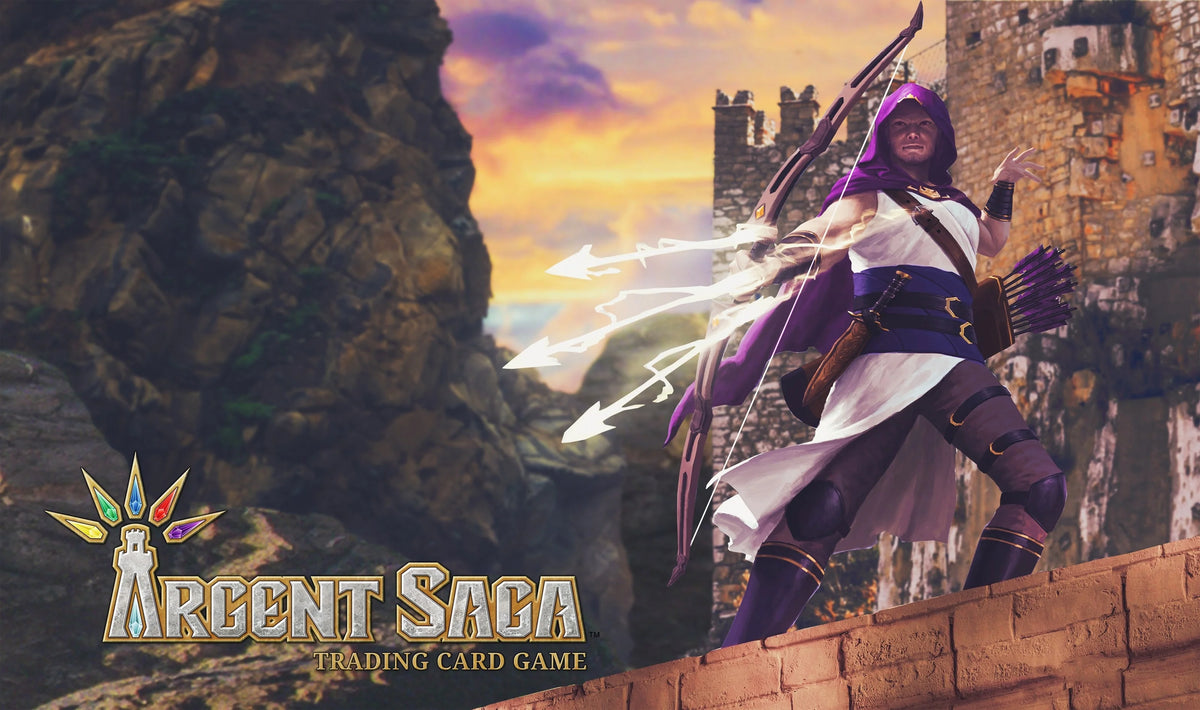 Argent Saga TCG Rubber Playmat - Corum Archer