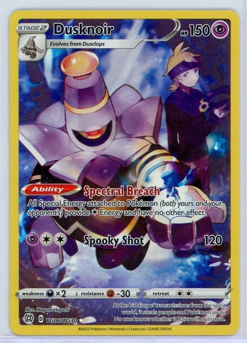 Dusknoir Pokémon Brilliant Stars Trainer Gallery #TG06/TG30