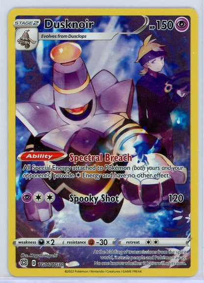 Dusknoir Pokémon Brilliant Stars Trainer Gallery #TG06/TG30