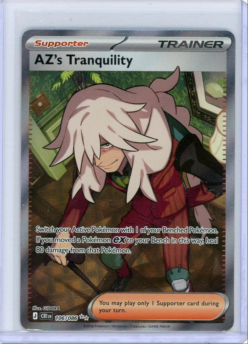 AZ's Tranquility Pokémon Chaos Rising Ultra Rare #106/086