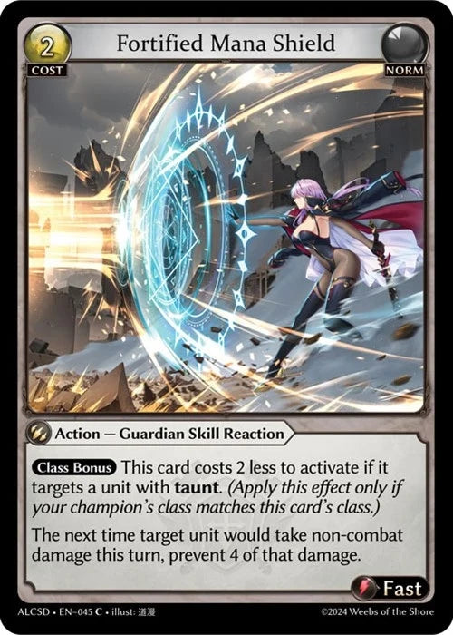 Fortified Mana Shield (045) (Alchemical Revolution Starter Decks) (ALCSD)