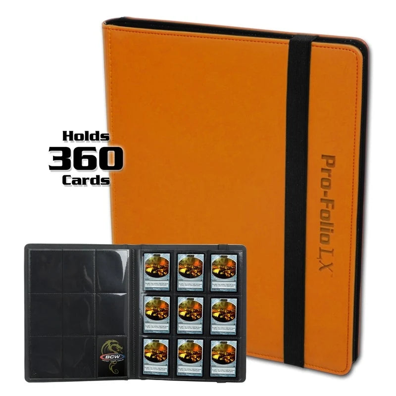 Pro-Folio 9-Pocket LX Album - Orange