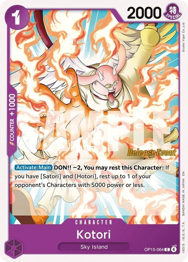 Kotori (OP15-064) (Adventure on Kami's Island Release Event Cards) (OP15 RE)