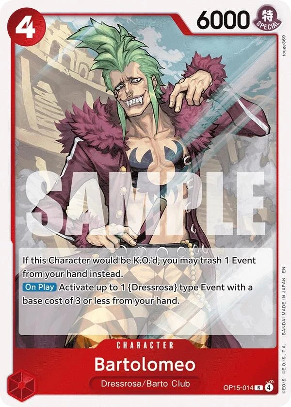 Bartolomeo (OP15-014) (Adventure on Kami's Island) (OP15-EB04)