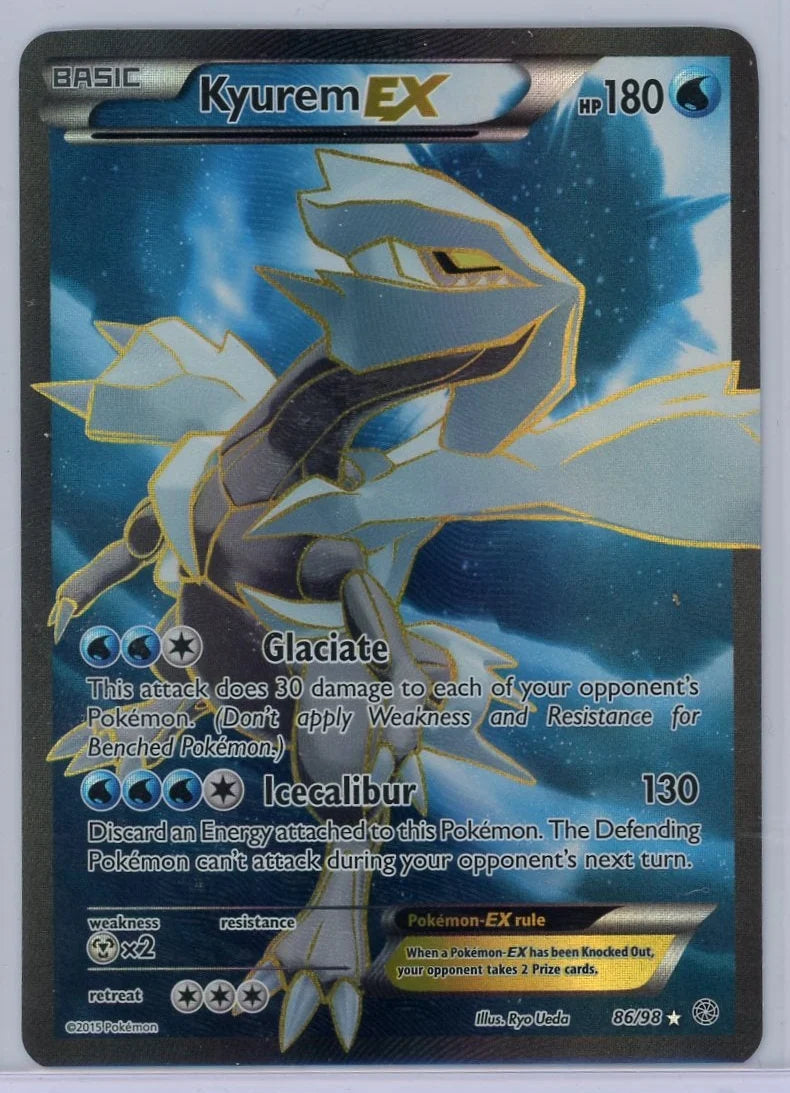 Kyurem EX 2015 Pokemon XY Ancient Origins #86/98