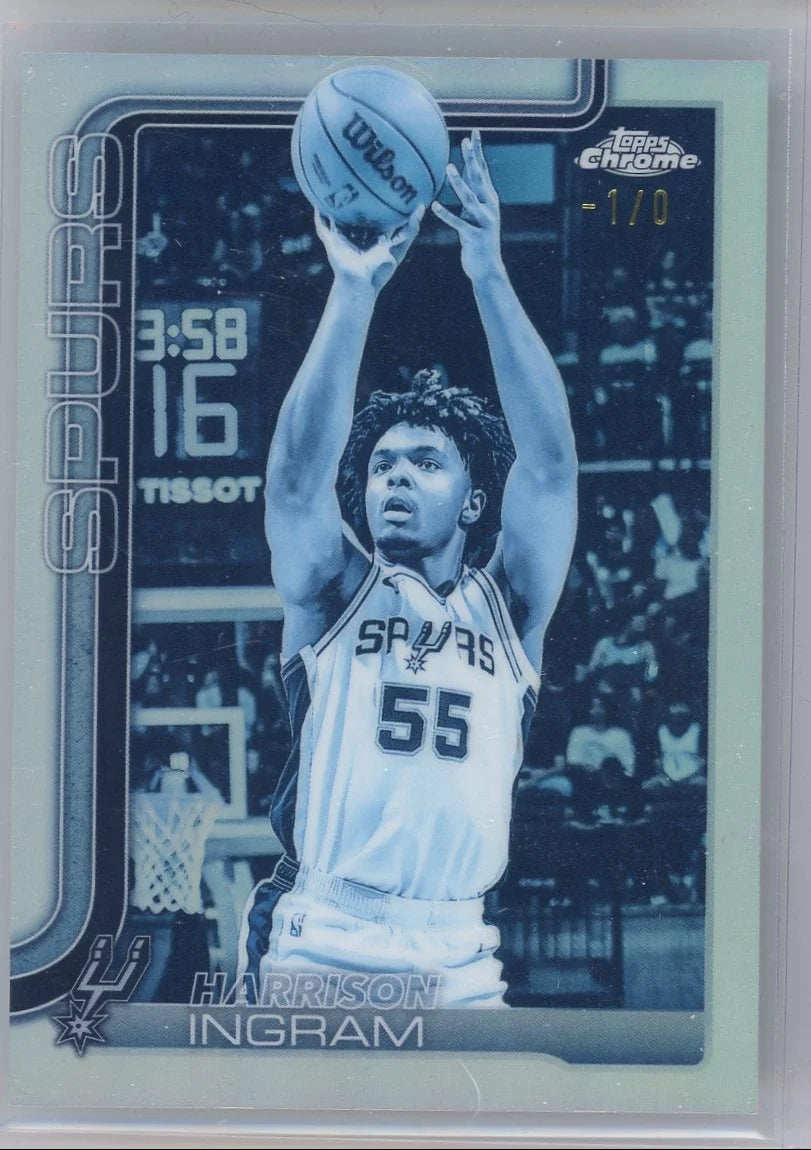 Harrison Ingram 2025 Topps Chrome Frozenfractor #'d -1/0