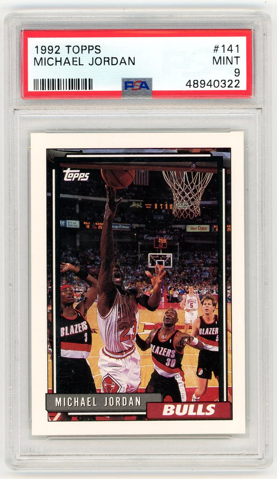 Michael Jordan 1992 Topps PSA 9