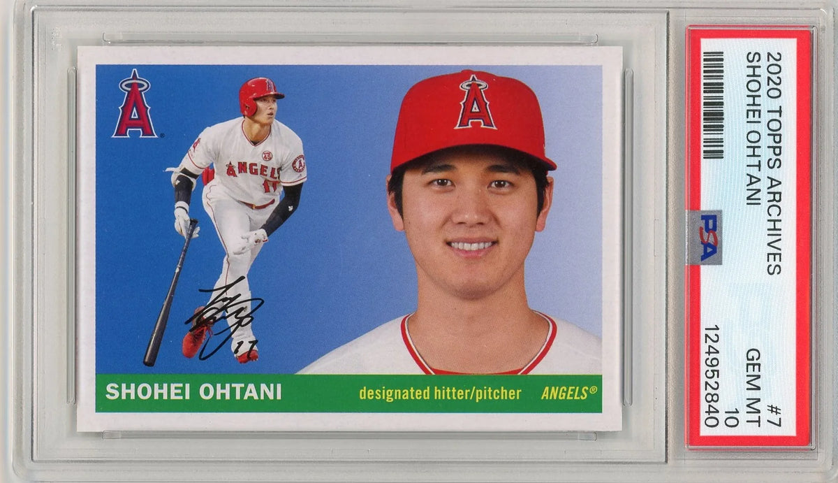 Shohei Ohtani 2020 Topps Archives #7 PSA 10