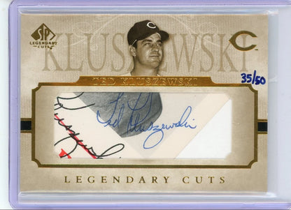 Ted Kluszewski 2005 Upper Deck SP Legendary Cuts #'d 35/50