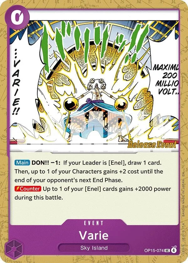 Varie (OP15-074) (Adventure on Kami's Island Release Event Cards) (OP15 RE)