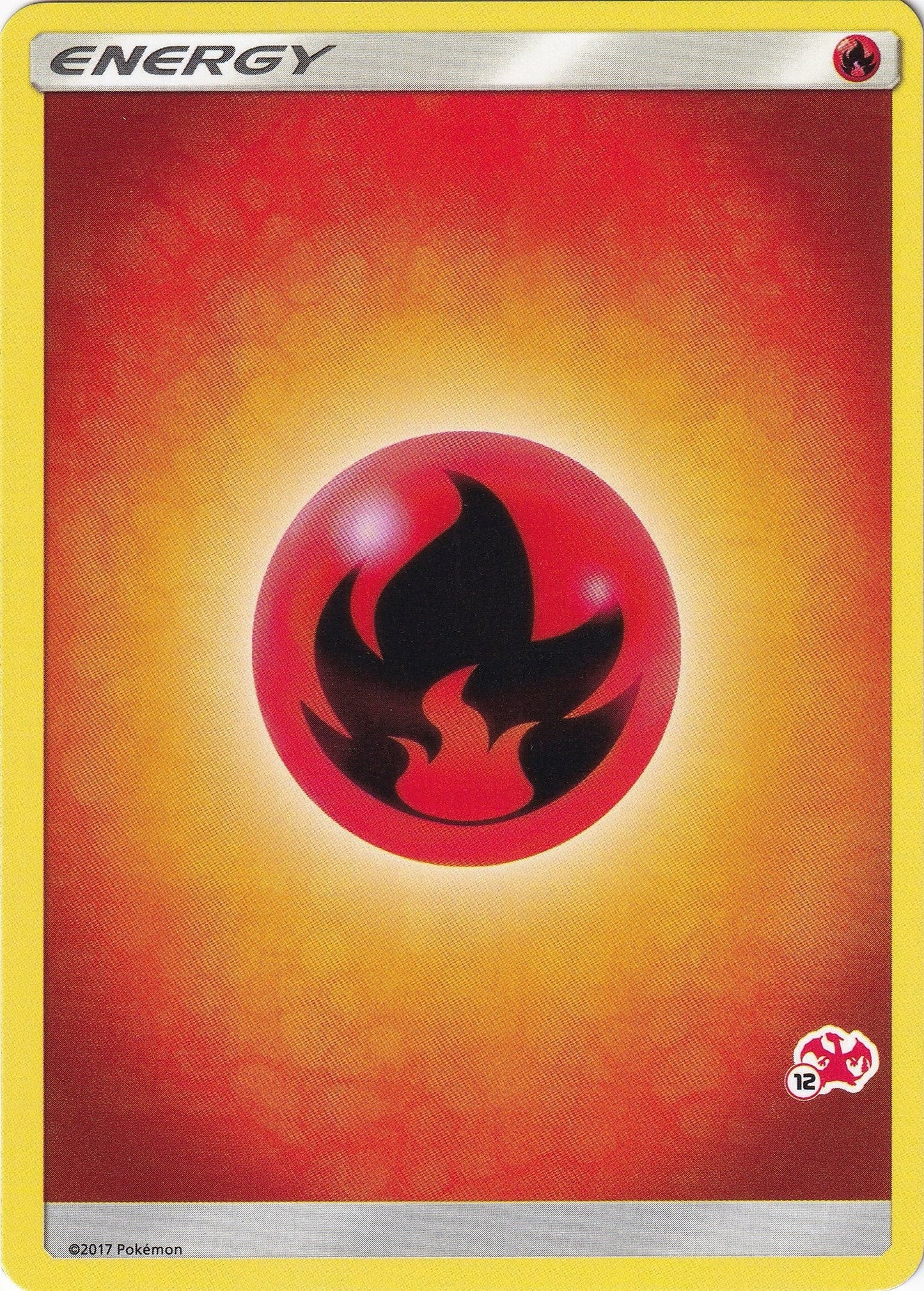 Fire Energy (#12 Charizard Stamped) (Battle Academy) (BTA)