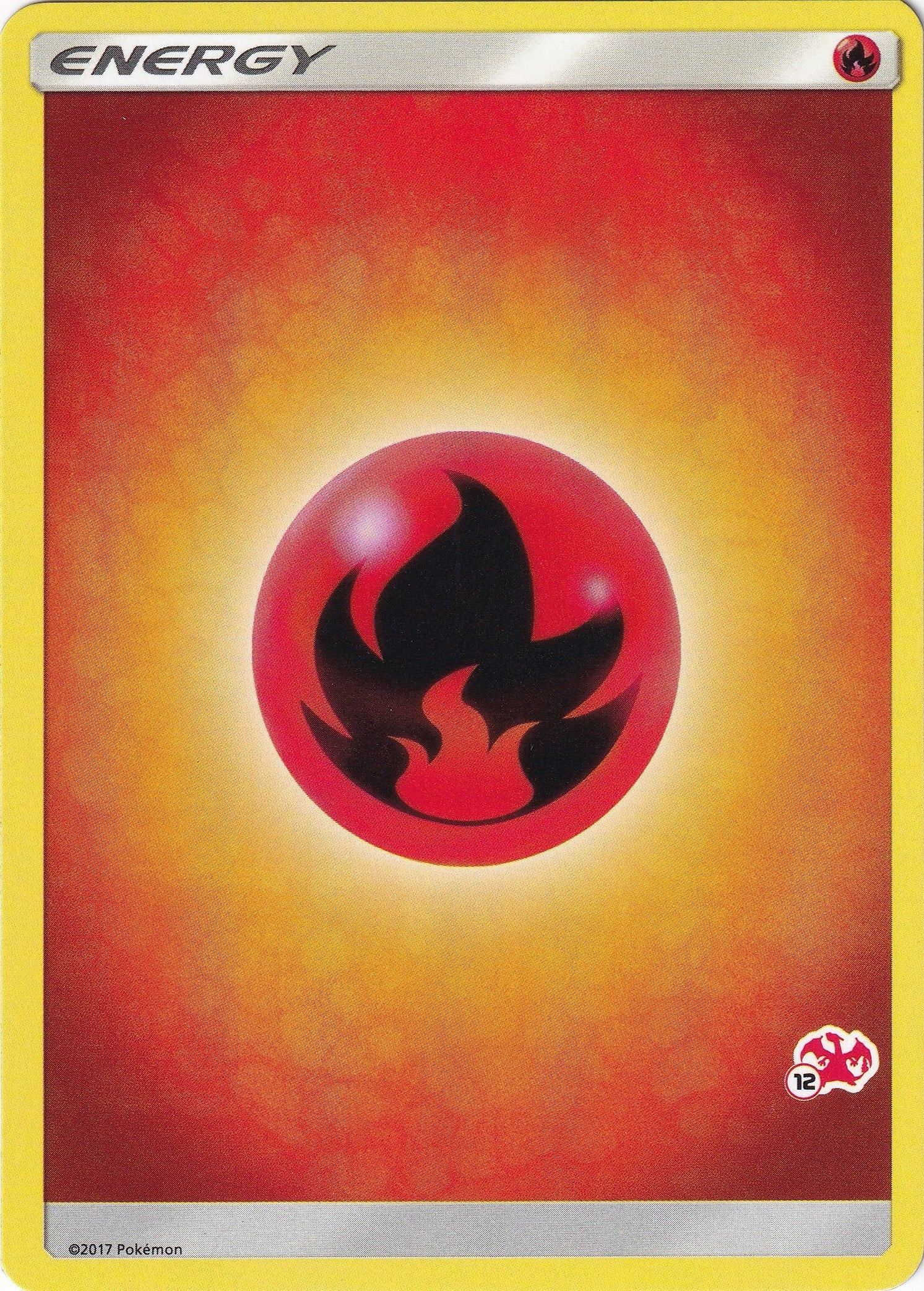 Fire Energy (#12 Charizard Stamped) (Battle Academy) (BTA)