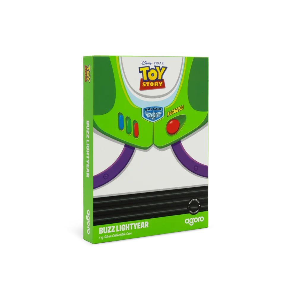 Disney Pixar Toy Story 30th Anniversary Buzz Lightyear 1oz Silver Coin