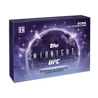 2026 Topps UFC Midnight Hobby 8 Box Case