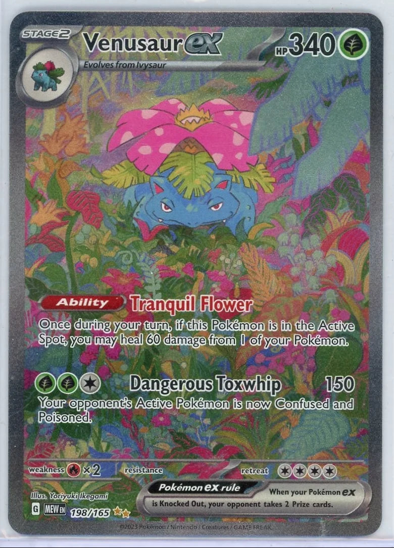 Venusaur ex Pokémon Scarlet & Violet: 151 #198/165
