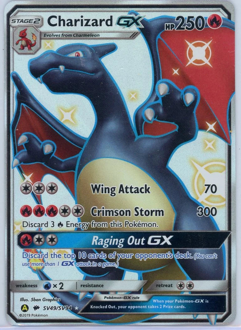Charizard GX 2019 Pokémon Hidden Fates: Shiny Vault Ultra rare #SV49/SV94
