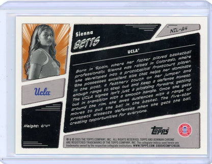 Sienna Betts 2025-26 Bowman Basketball Anime SSP