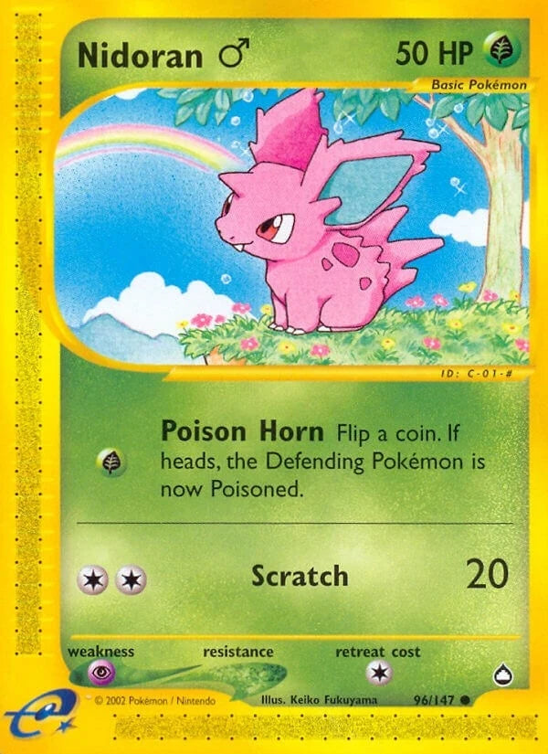 Nidoran M (096/147) (Aquapolis) (AQ)