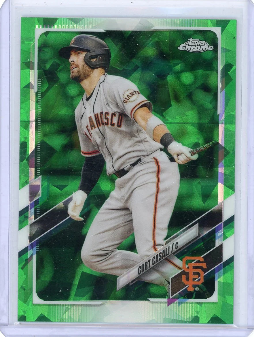Curt Casali 2021 Topps Chrome Sapphire Green #'d 29/50