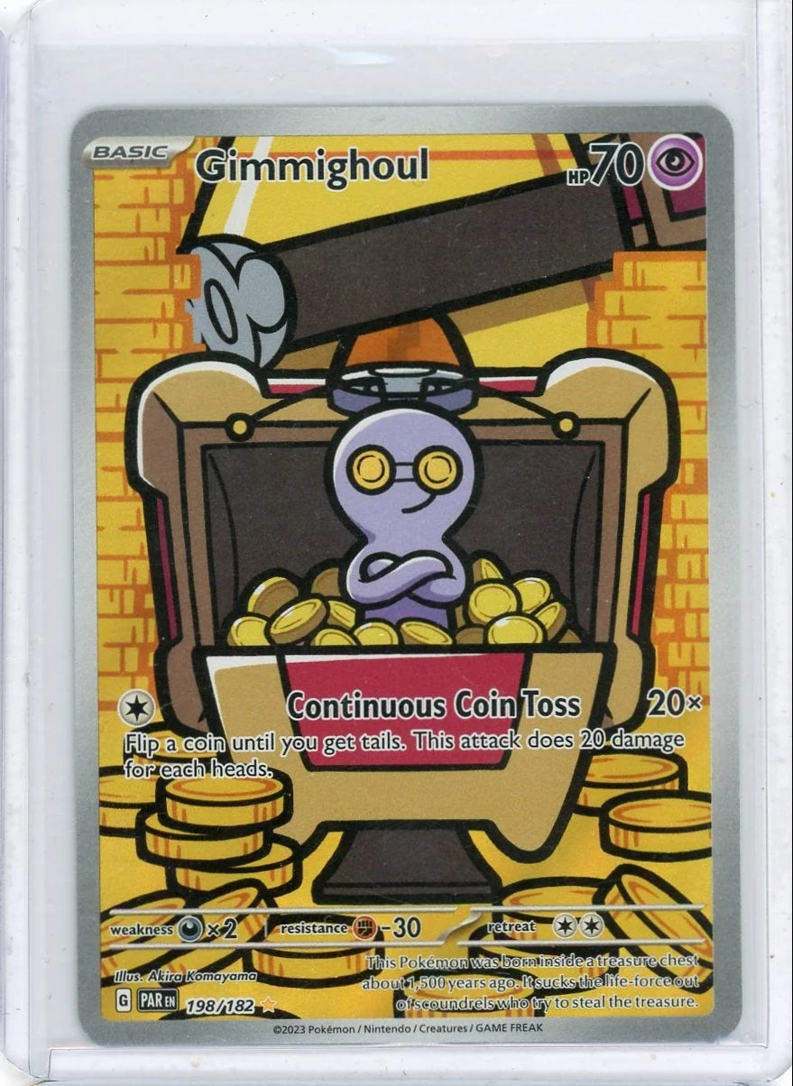 Gimmighoul Pokémon Paradox Rift Illustration Rare #198/182